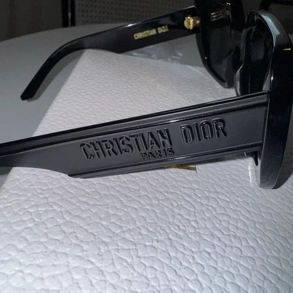 Dior Black smoke wildior 55m Geometric sunglasses display picture 2